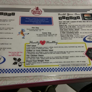 Penny's Diner - Side one of menu - Diners Near Me - Wellington, Kansas Penny's Diner - Side one of menu - Diners Near Me - Wellington, Kansas