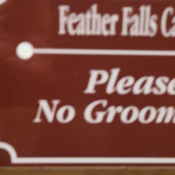 Feather Falls Brewing Company - Sign in the men's room - Sushi Bars Near Me - Oroville, California