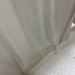 Dirty and moldy shower curtain! Dirty and moldy shower curtain!