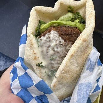 Cedars of Lebanon - Falafel sandwich - Mediterranean Near Me - Seattle, Washington Cedars of Lebanon - Falafel sandwich - Mediterranean Near Me - Seattle, Washington