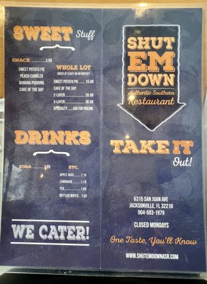 Menu photo 3 Shut Em Down Authentic Southern Restaurant Jacksonville, FL Menu photo 3 Shut Em Down Authentic Southern Restaurant Jacksonville, FL