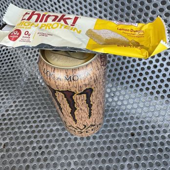 Walmart - "think!" High Protein Bar  lemon  flavored  Monster Java Chocolate refresher - Department Stores Near Me - Martinez, California