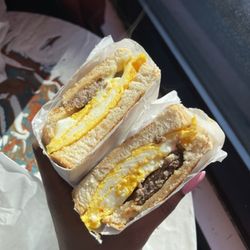 EAV Cafe - Meat and Egg Sandwich (no cheese)