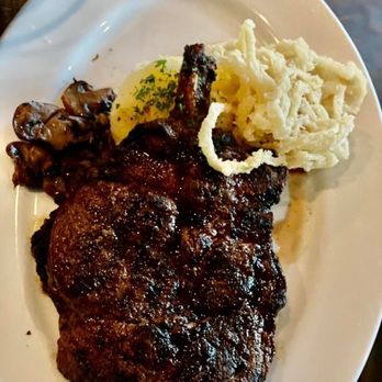 Merrill & Houston's Steak Joint - Cowboy Rib Eye ~ not on menu, special of the night - Steakhouses Near Me - Beloit, Wisconsin