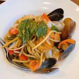Seafood spaghetti