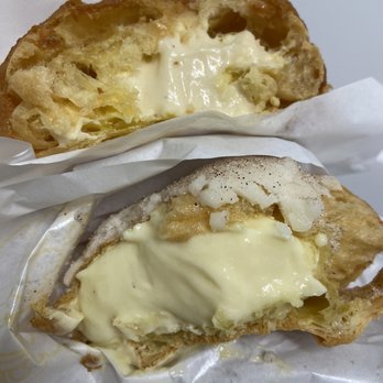 Beard Papa's - Honey & Butter (top) and Churro (bottom) - Desserts Near Me - Los Angeles, California Beard Papa's - Honey & Butter (top) and Churro (bottom) - Desserts Near Me - Los Angeles, California