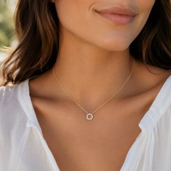 Gems By GiGi - Lab Grown Diamond Circle of Love Necklace