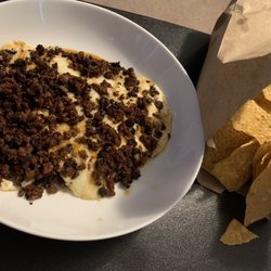 Taqueria Mazamitla - Choriqueso (with chips instead of tortillas) to go