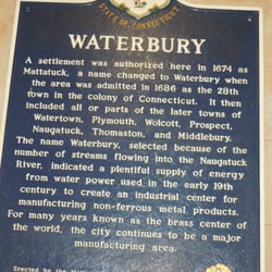 Waterbury Historical Marker