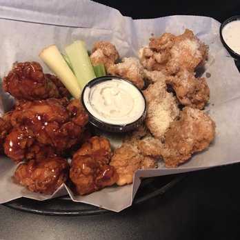 The Carolina Tavern - Honey Barbecue and Garlic Parmesan Boneless Wings - Barbeque Near Me - Murrells Inlet, South Carolina