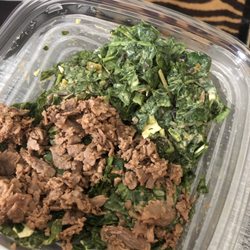 Subway - The poorly made salad I received.