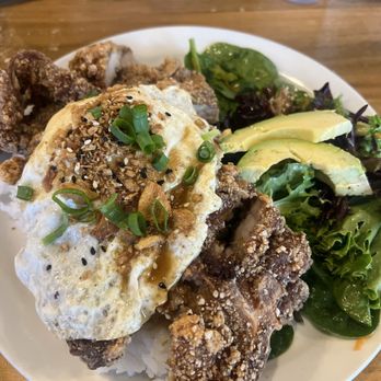 Egghead Cafe - Fried pork chop plate - Coffee & Tea Near Me - Honolulu, Hawaii