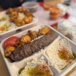 Combo Chicken Kabob Plate