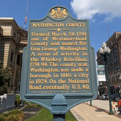 Washington County Historical Marker - Washington County Historical Marker, Washington, PA