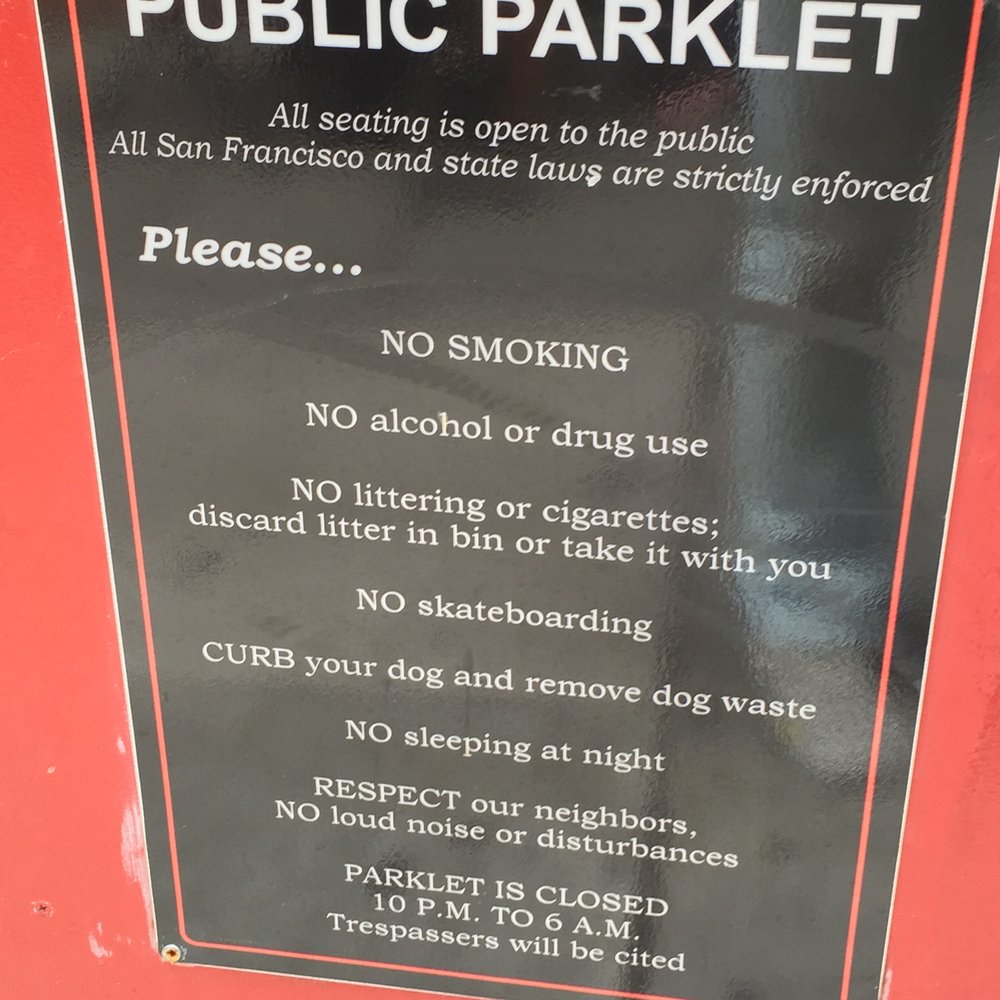 Public Parklet - Parklets Near Me - San Francisco, California