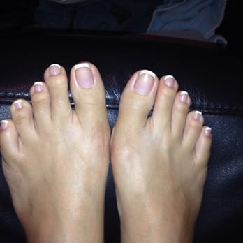 Cosmic Beauty - This picture was taken exactly 28 days ago from the time my french pedicure was done by Tom.It still looks amazing 28 days later - Nail Salons Near Me - Kapolei, Hawaii