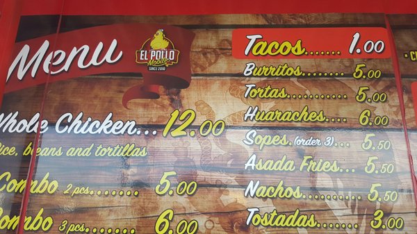 Menu photo 7 El Pollo Mobile Las Vegas, NV Menu photo 7 El Pollo Mobile Las Vegas, NV