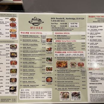 MUSSE - Menu - Korean Near Me - Los Angeles, California MUSSE - Menu - Korean Near Me - Los Angeles, California