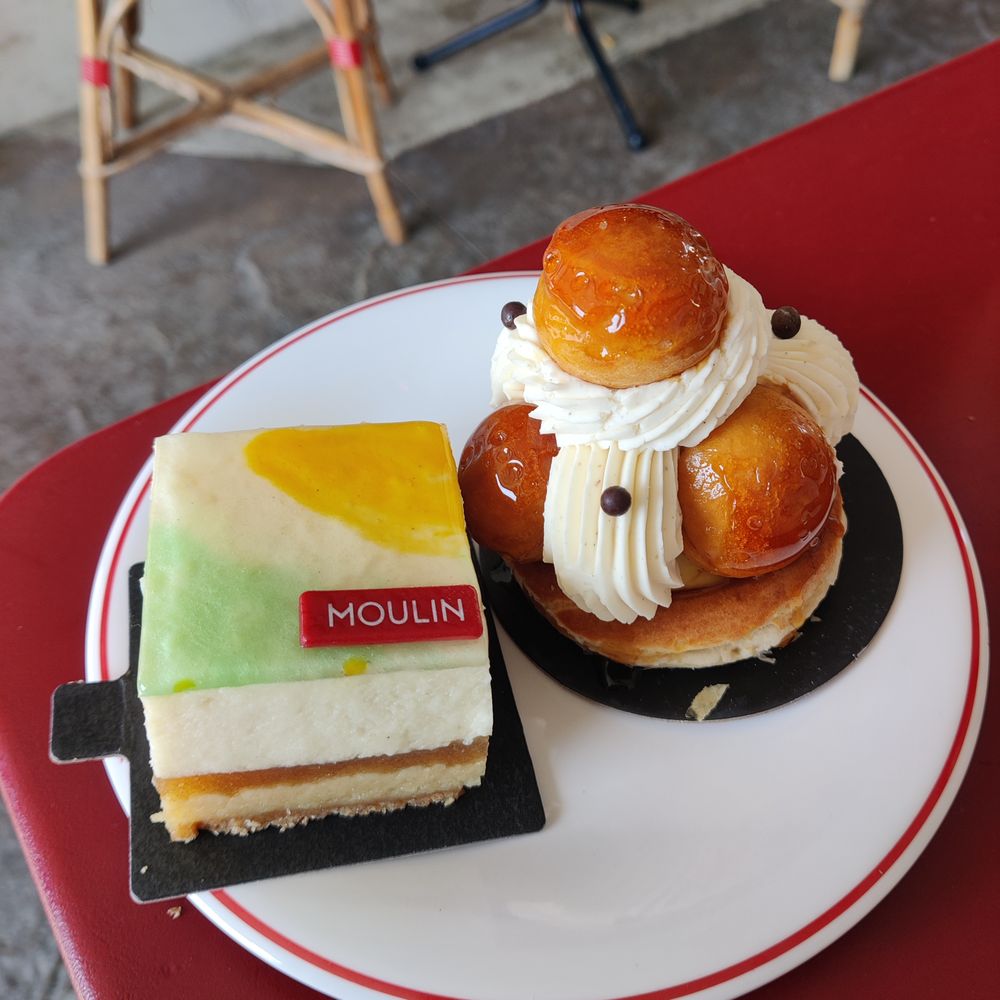 Moulin - saint honore, fruit mousse cake - Bakeries Near Me - Newport Beach, California Moulin - saint honore, fruit mousse cake - Bakeries Near Me - Newport Beach, California