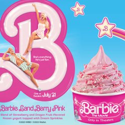 Pinkberry El Segundo - Barbie Land Berry Pink