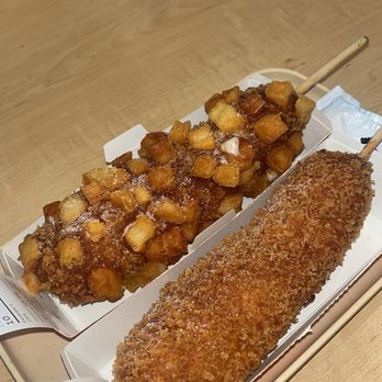 KBOP Korean Kitchen - Potato Corndog Corn Dog - Korean Near Me - Jacksonville, Florida KBOP Korean Kitchen - Potato Corndog Corn Dog - Korean Near Me - Jacksonville, Florida