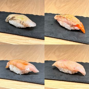 Kiyomi by Masaaki Uchi Uchino - Grouper, king salmon, sawara, yellowtail  @davideatsdc - Sushi Bars Near Me - Washington, DC, District of Columbia