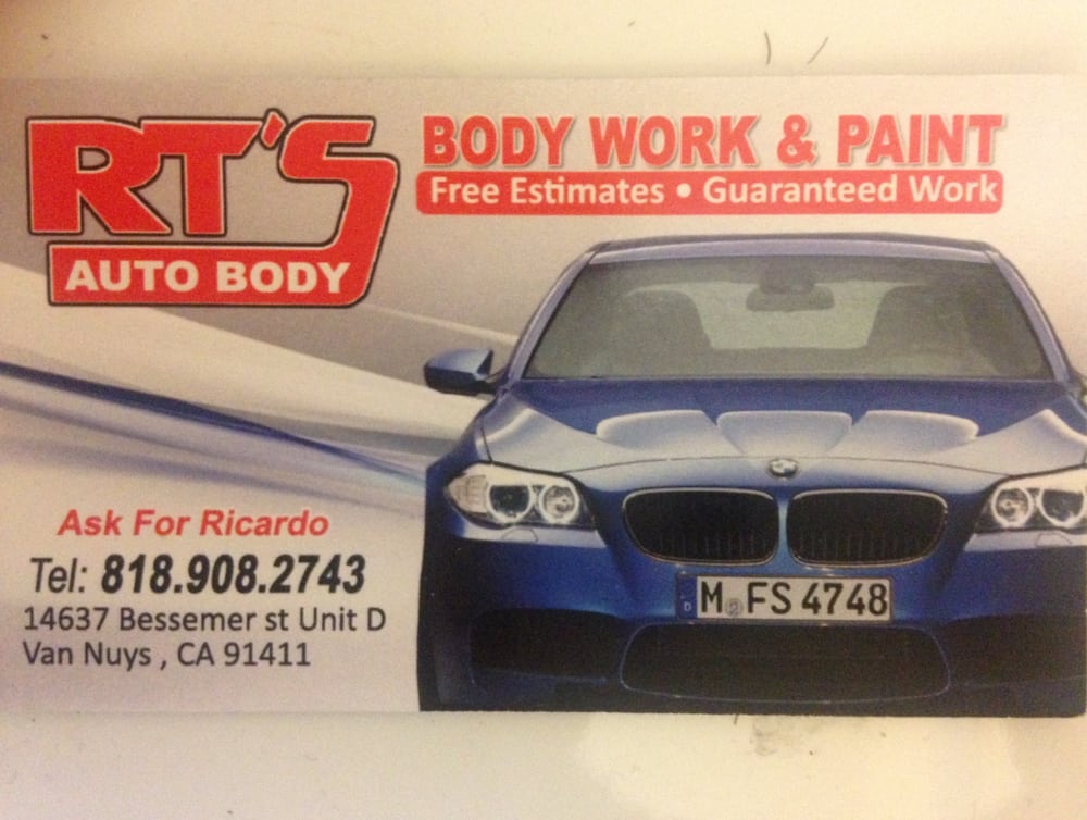 RTS AUTOBODY Updated July 2024 14637 Bessemer St, Van Nuys