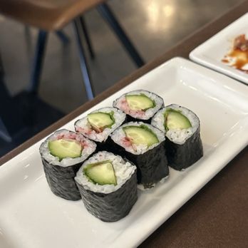 Uzumaki - Ume shiso cucumber roll - Sushi Bars Near Me - Culver City, California Uzumaki - Ume shiso cucumber roll - Sushi Bars Near Me - Culver City, California