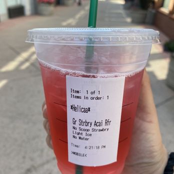 Starbucks - Strawberry Açaí - Coffee & Tea Near Me - San Luis Obispo, California Starbucks - Strawberry Açaí - Coffee & Tea Near Me - San Luis Obispo, California