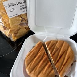 Cubano and their homemade tortilla chips