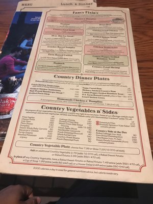 Menu photo 5 Cracker Barrel Old Country Store Tinley Park, IL
