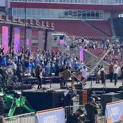 Grace Family Church - Easter 2024 at Raymond James: 29,500 in attendance with hundred committing to Christ