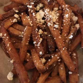 Broderick - Happy hour fries (upgraded to baffalo) - Burgers Near Me - Walnut Creek, California