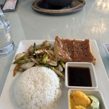 Moshi Sushi Bar - Tofu Steak and Spicy Seafood Soup - Japanese Near Me - Bexley, Ohio