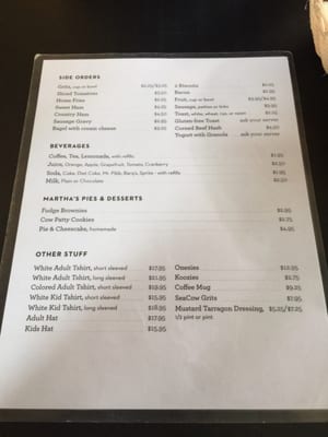Menu photo 8 SeaCow Eatery Edisto Beach, SC
