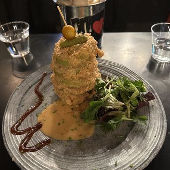 My 2 Cents LA - Fried Green Tomatoes with 2 Cents Remouladetomatoes - New American Near Me - Los Angeles, California