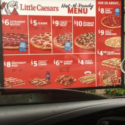 Little Caesars Pizza - Drive thru menu