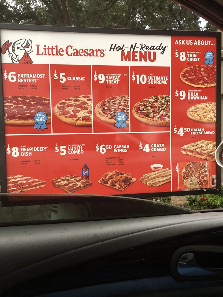 Food from Little Caesars Pizza