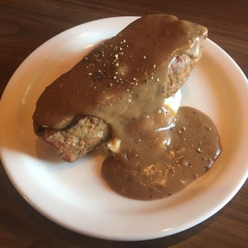Denali Brewpub - The Bachelor, a reindeer meatloaf. Fantastic! - New American Near Me - Talkeetna, Alaska