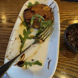 Fried Green Tomato and Mozzarella