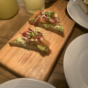 Via 13 - Salmon avocado Smoked Salmon Toast - Italian Near Me - New York, New York Via 13 - Salmon avocado Smoked Salmon Toast - Italian Near Me - New York, New York