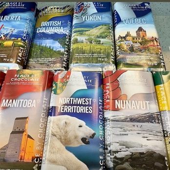 Peace by Chocolate - Provincial chocolate bars - Chocolatiers & Shops Near Me - Halifax, Nova Scotia