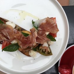 Brick Lane Espresso - Summer bruschetta is always delish!