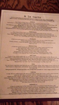Menu photo 6 Hermanos Cocina Mexicana Concord, NH