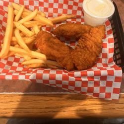 Saddle West Hotel Casino & Rv Resort - 3 small pieces tenders & 16 fries  $10.95