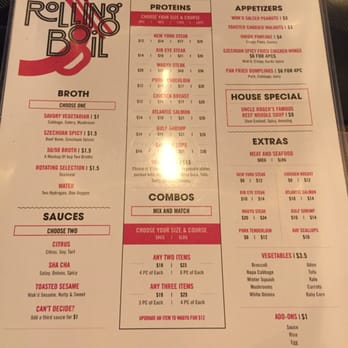 Rolling Boil - Menu - Hot Pot Near Me - Anaheim, California Rolling Boil - Menu - Hot Pot Near Me - Anaheim, California