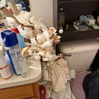 Hazwash - Same feces covered bathroom before. - Biohazard Cleanup Near Me - Troy, Michigan Hazwash - Same feces covered bathroom before. - Biohazard Cleanup Near Me - Troy, Michigan