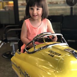 Kids haircut. Raina has the right energy for anybody's hair! My kid loved her experience there with her!