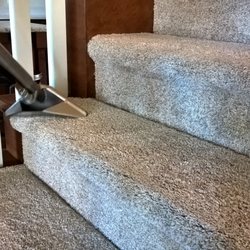 Impress Floor Care - Carpet on steps at beauty and texture to your homes atmosphere....don't forget the steps.