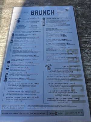 Menu photo 6 Brigantine Imperial Beach, CA